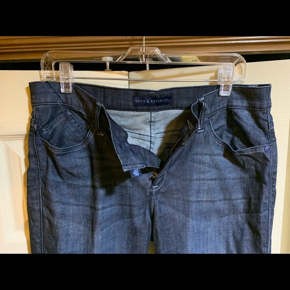 Rock & Republic | Dark Wash Bootcut Jeans size 12M - Picture 6 of 6